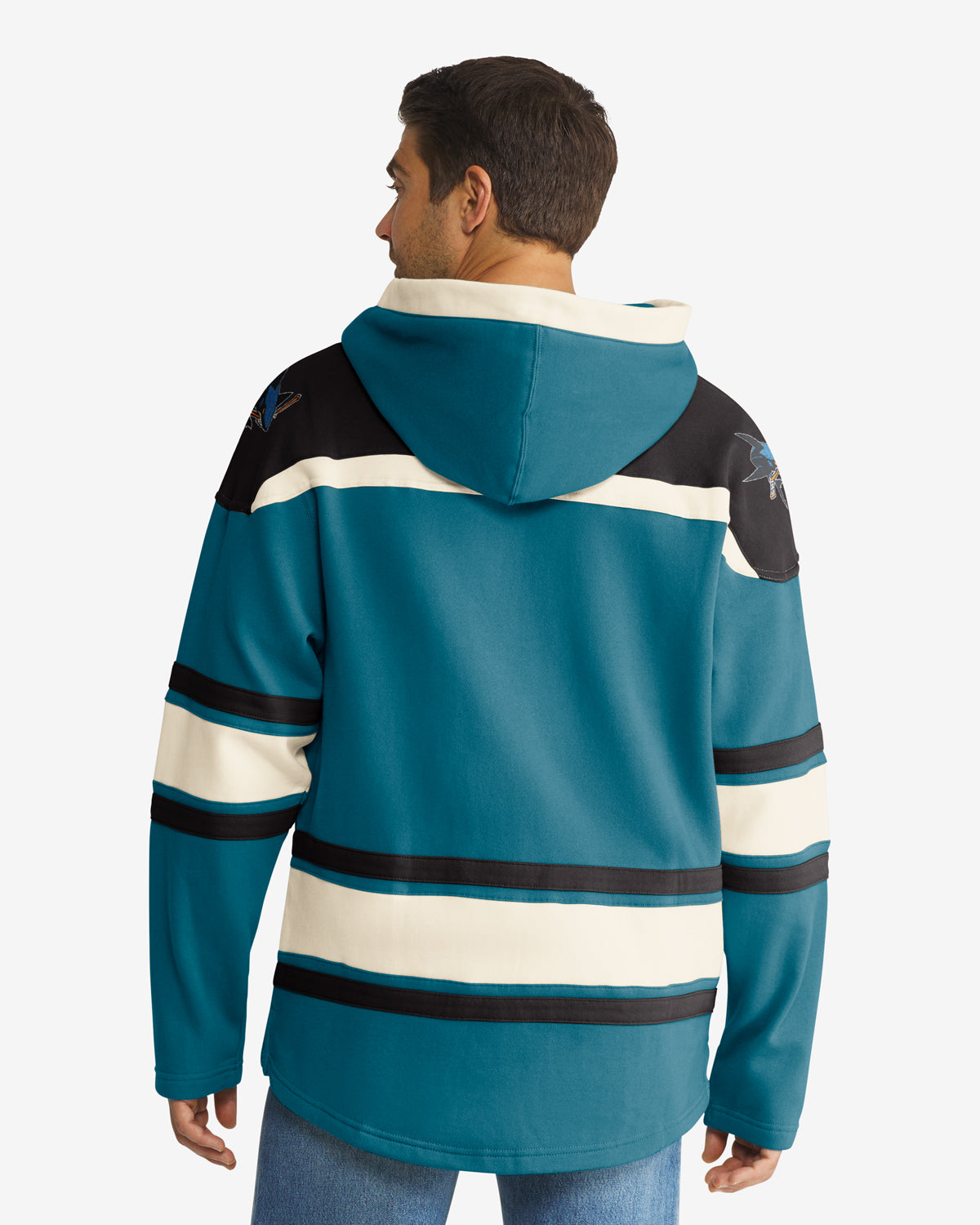 San Jose Sharks Apparel | Fleece Lacer Hood | '47 – '47