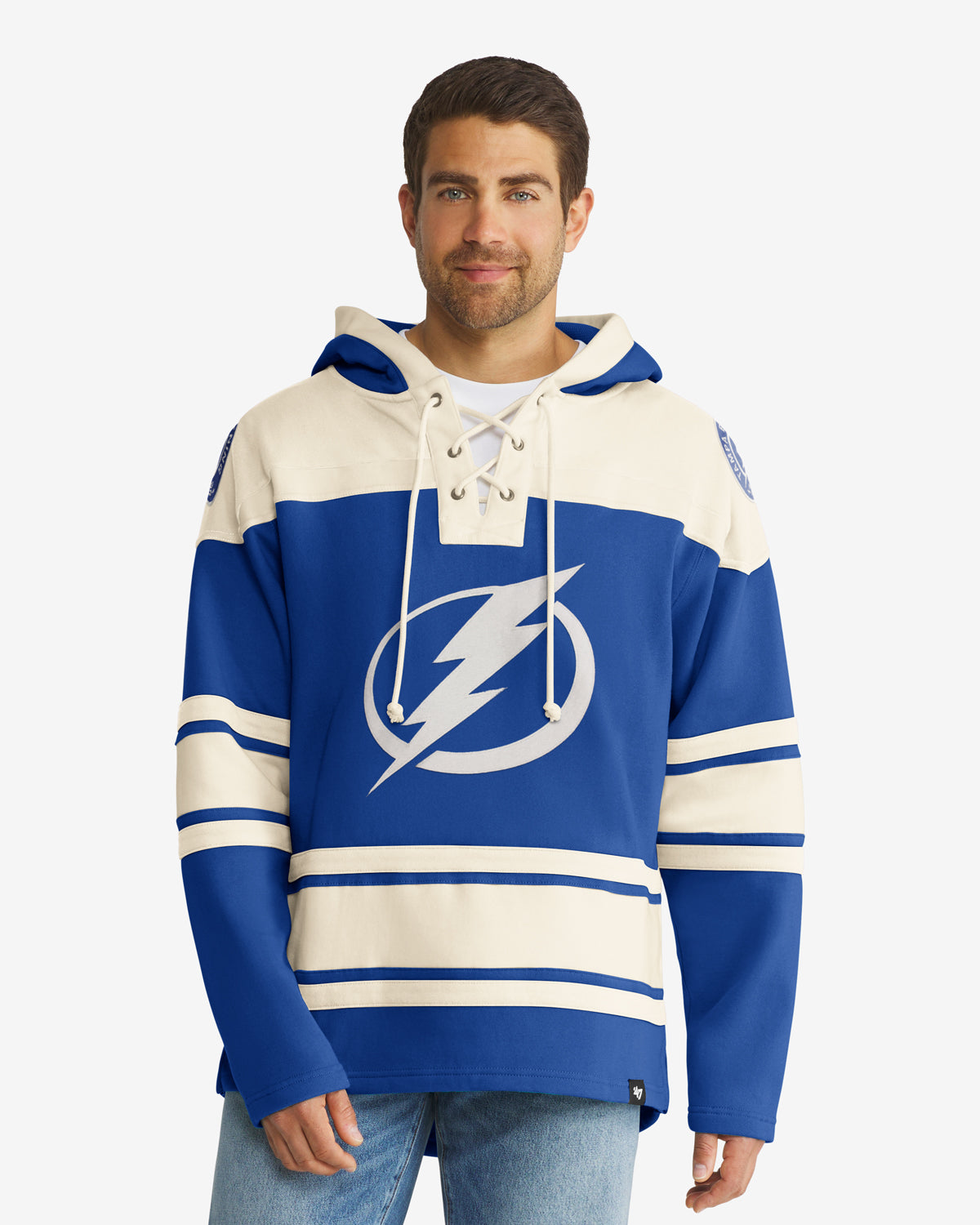 Tampa Bay Lightning Apparel | Fleece Lacer Hood | '47 - Royal – '47