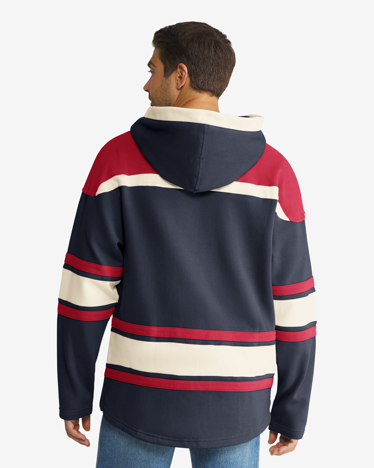 Columbus Blue Jackets Apparel | Fleece Lacer Hood | '47 - Navy – '47