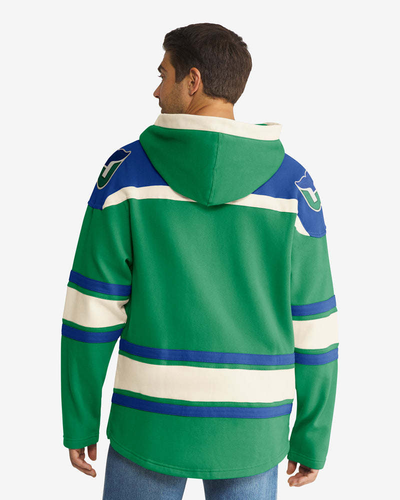 HARTFORD WHALERS VINTAGE SUPERIOR '47 LACER HOOD