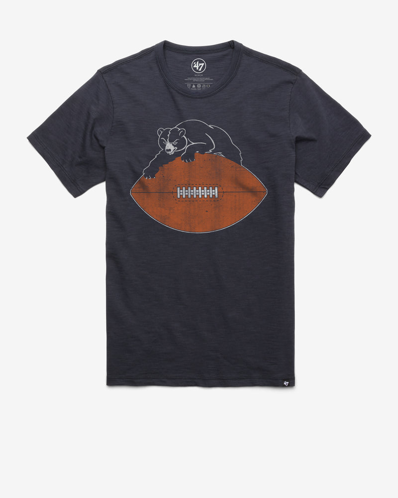 Chicago Bears 47 Brand Vintage T-Shirt 2XLarge Navy