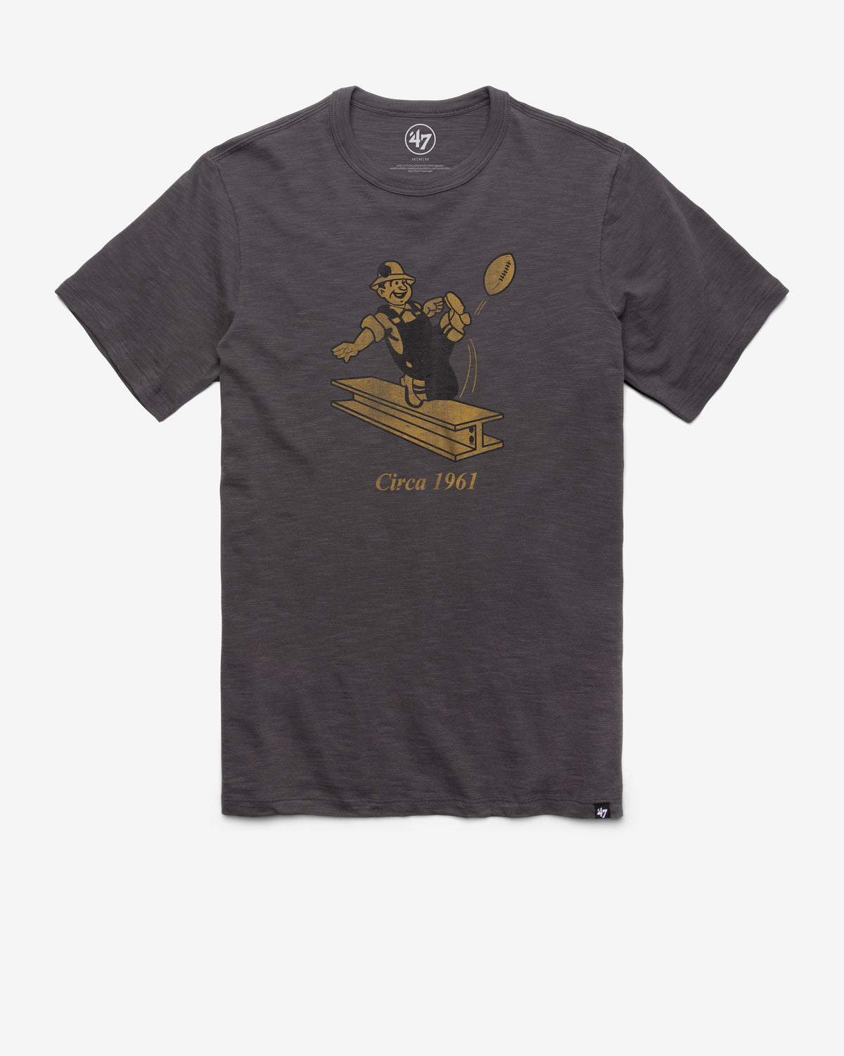 PITTSBURGH STEELERS HISTORIC GRIT '47 SCRUM TEE