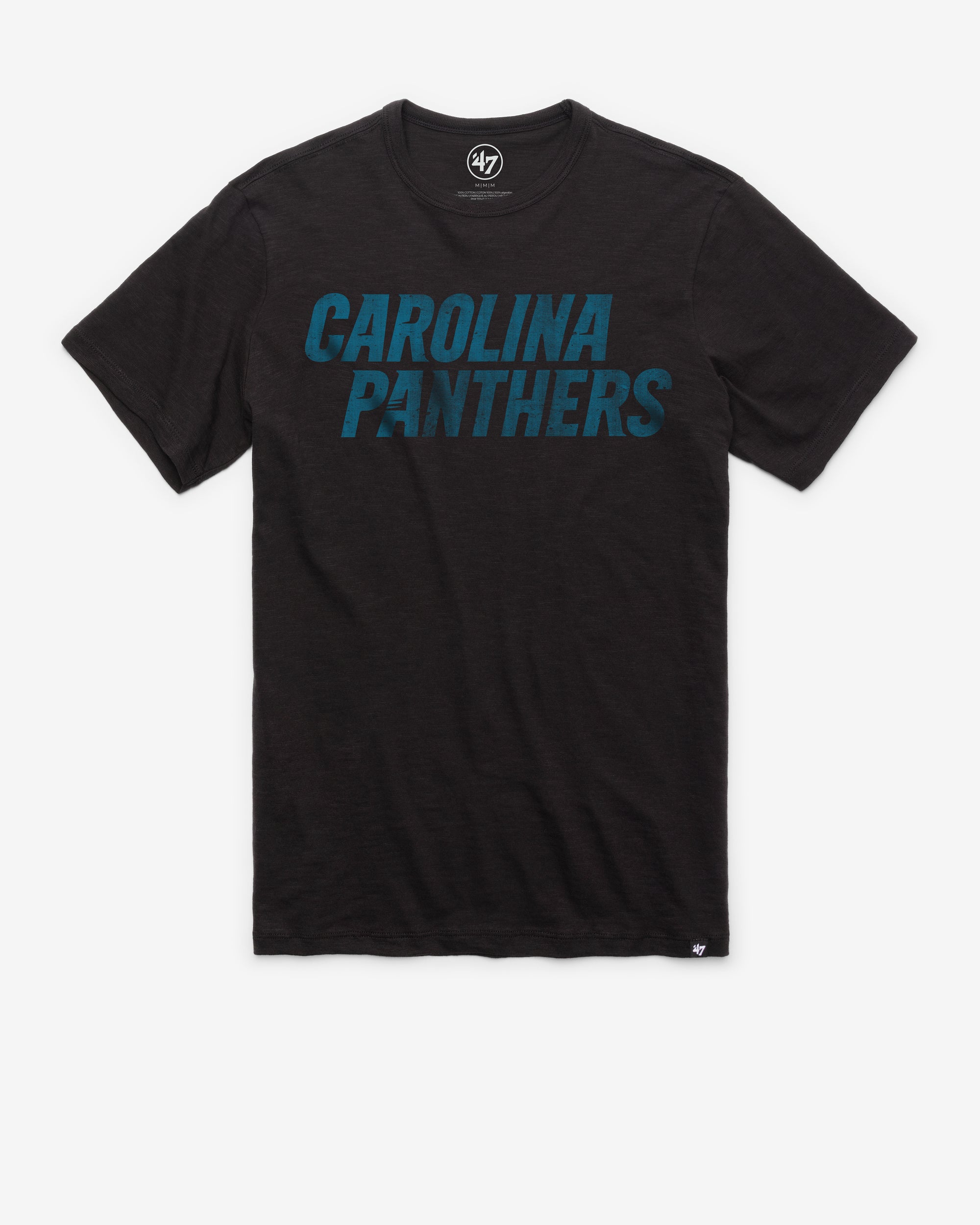 CAROLINA PANTHERS GRIT WORDMARK '47 SCRUM TEE