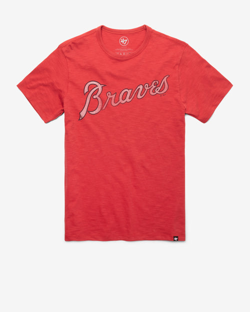 ATLANTA BRAVES COOPERSTOWN GRIT WORDMARK '47 SCRUM TEE