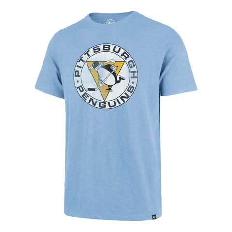 Pittsburgh Penguins Vintage Grit 47 Scrum T Shirt in Carolina Size Small 47 Brand