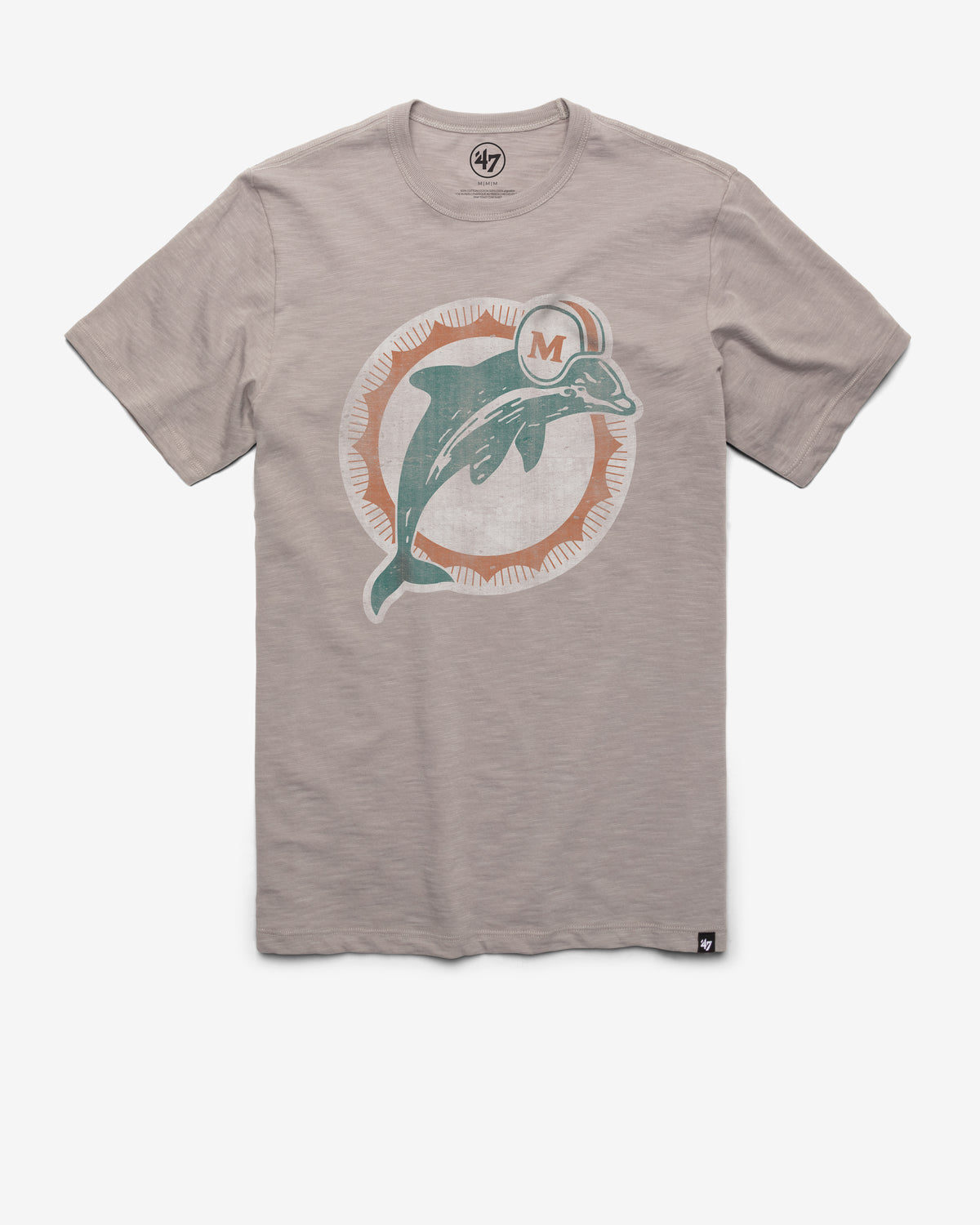 MIAMI DOLPHINS HISTORIC GRIT '47 SCRUM TEE
