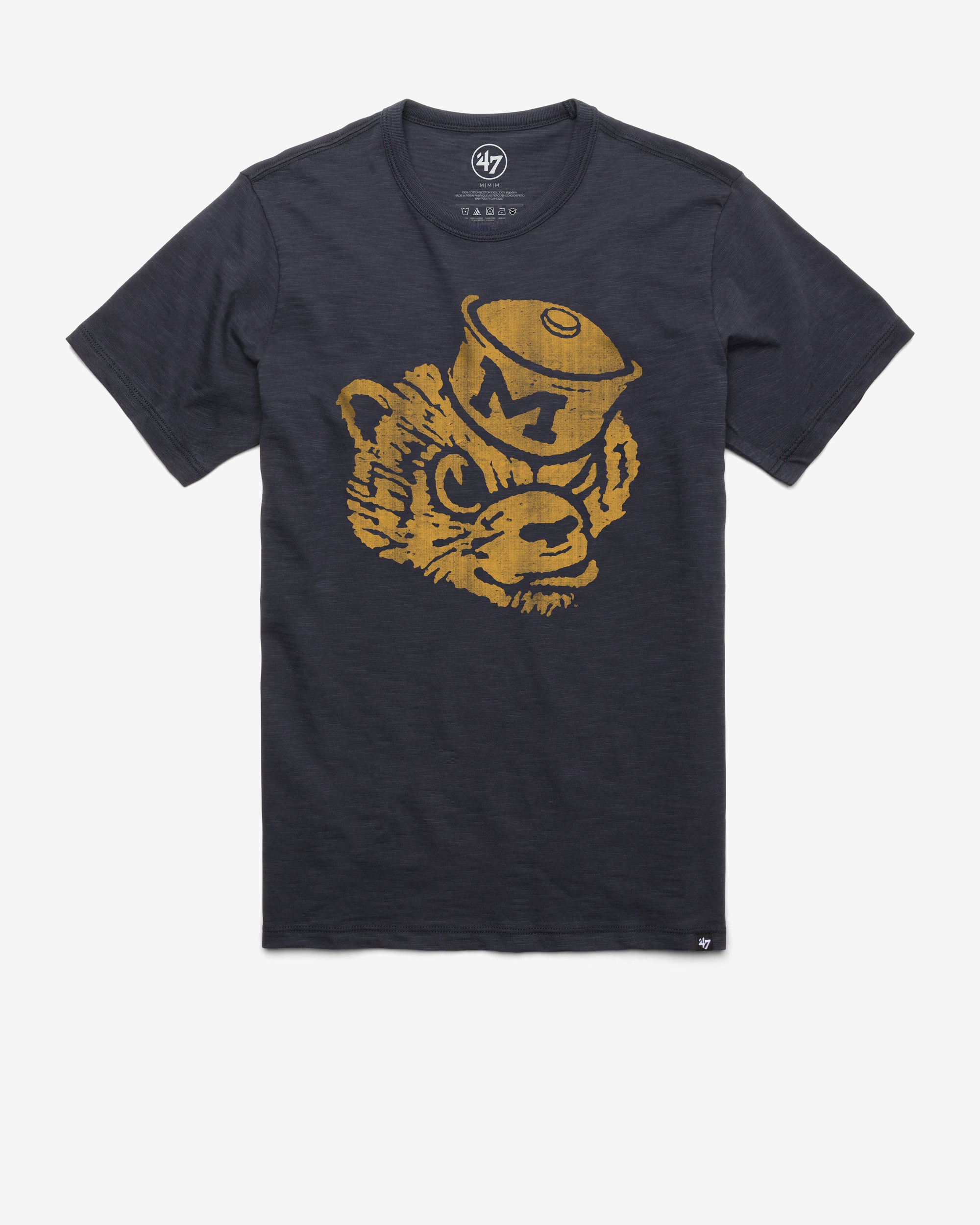 MICHIGAN WOLVERINES VINTAGE GRIT '47 SCRUM TEE
