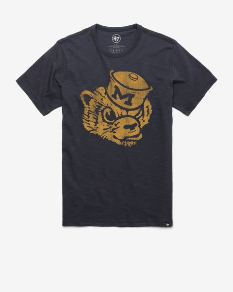 MICHIGAN WOLVERINES VINTAGE GRIT '47 SCRUM TEE