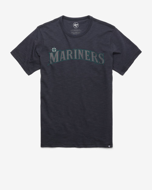 SEATTLE MARINERS GRIT WORDMARK '47 SCRUM TEE