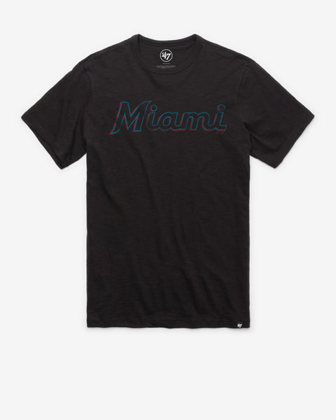 MIAMI MARLINS GRIT WORDMARK '47 SCRUM TEE