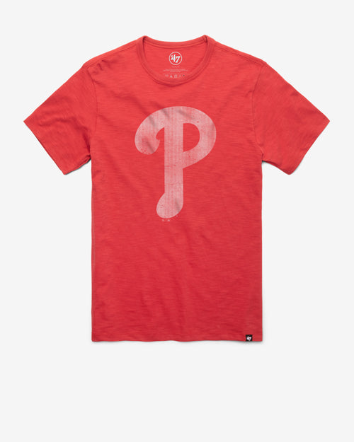 PHILADELPHIA PHILLIES OPEN CITY '47 OVERSIZED NOTCH NECK TEE WOMENS