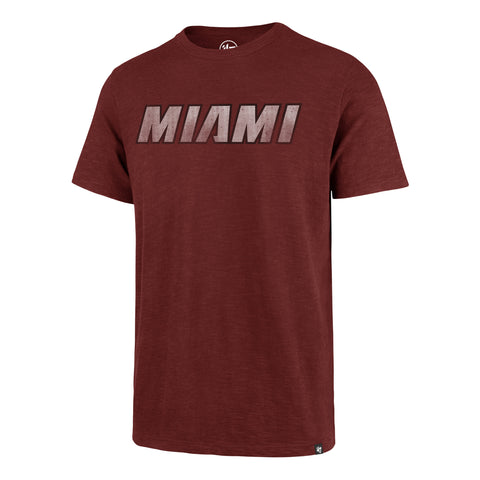 MIAMI HEAT GRIT WORDMARK '47 SCRUM TEE
