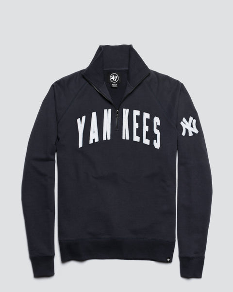 NEW YORK YANKEES BANKS '47 HARRIS SCRIMMAGE 1/4 ZIP