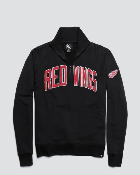 DETROIT RED WINGS BANKS '47 HARRIS SCRIMMAGE 1/4 ZIP