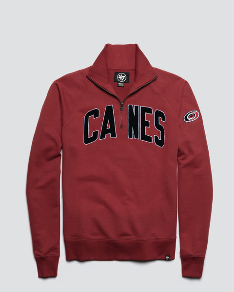 CAROLINA HURRICANES BANKS '47 HARRIS SCRIMMAGE 1/4 ZIP