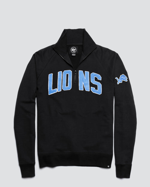 DETROIT LIONS BANKS '47 HARRIS SCRIMMAGE 1/4 ZIP
