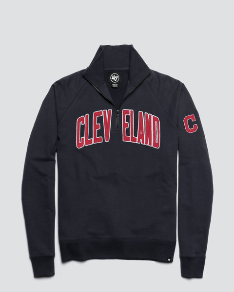 CLEVELAND GUARDIANS BANKS '47 HARRIS SCRIMMAGE 1/4 ZIP