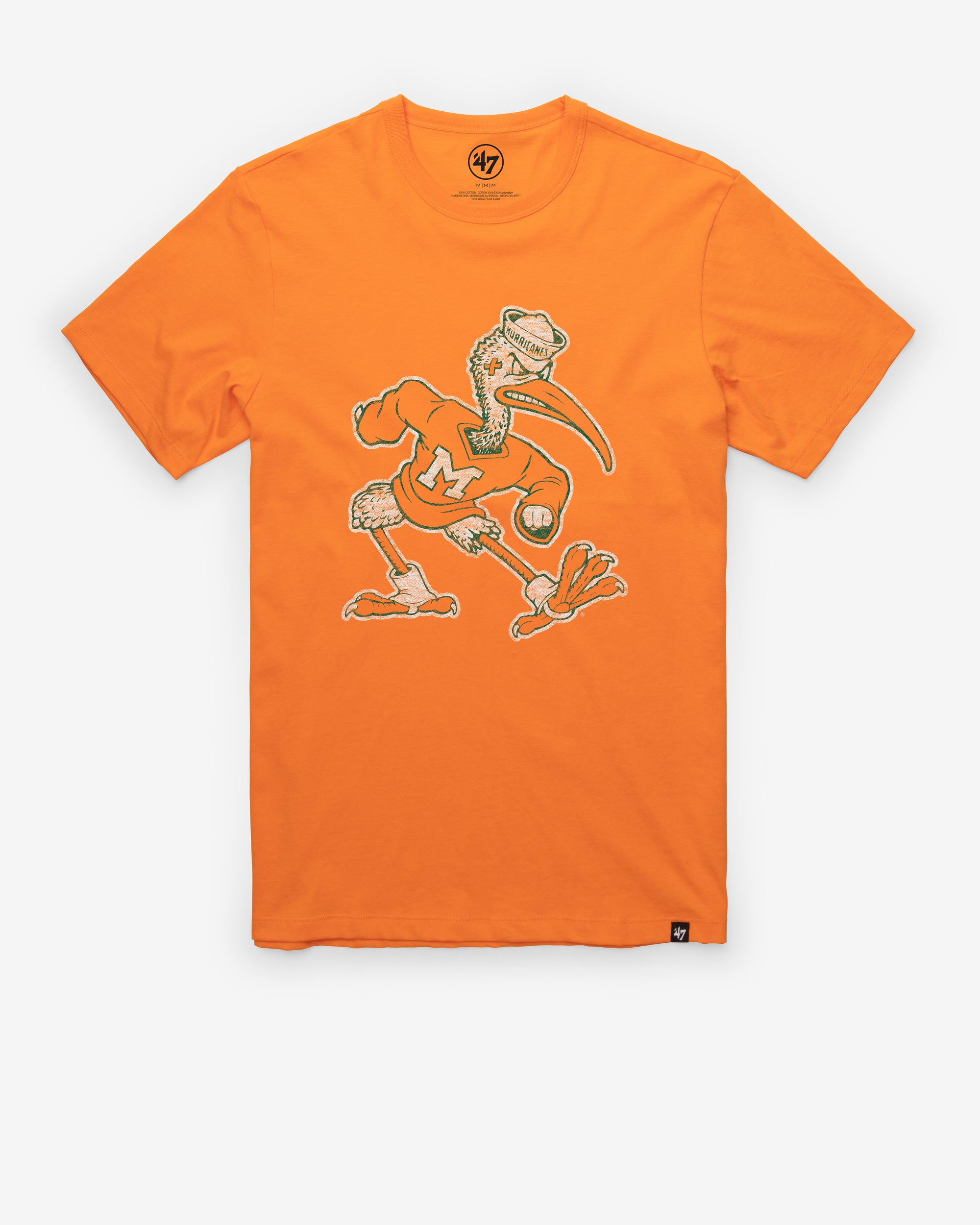 MIAMI HURRICANES VINTAGE PREMIER '47 FRANKLIN TEE