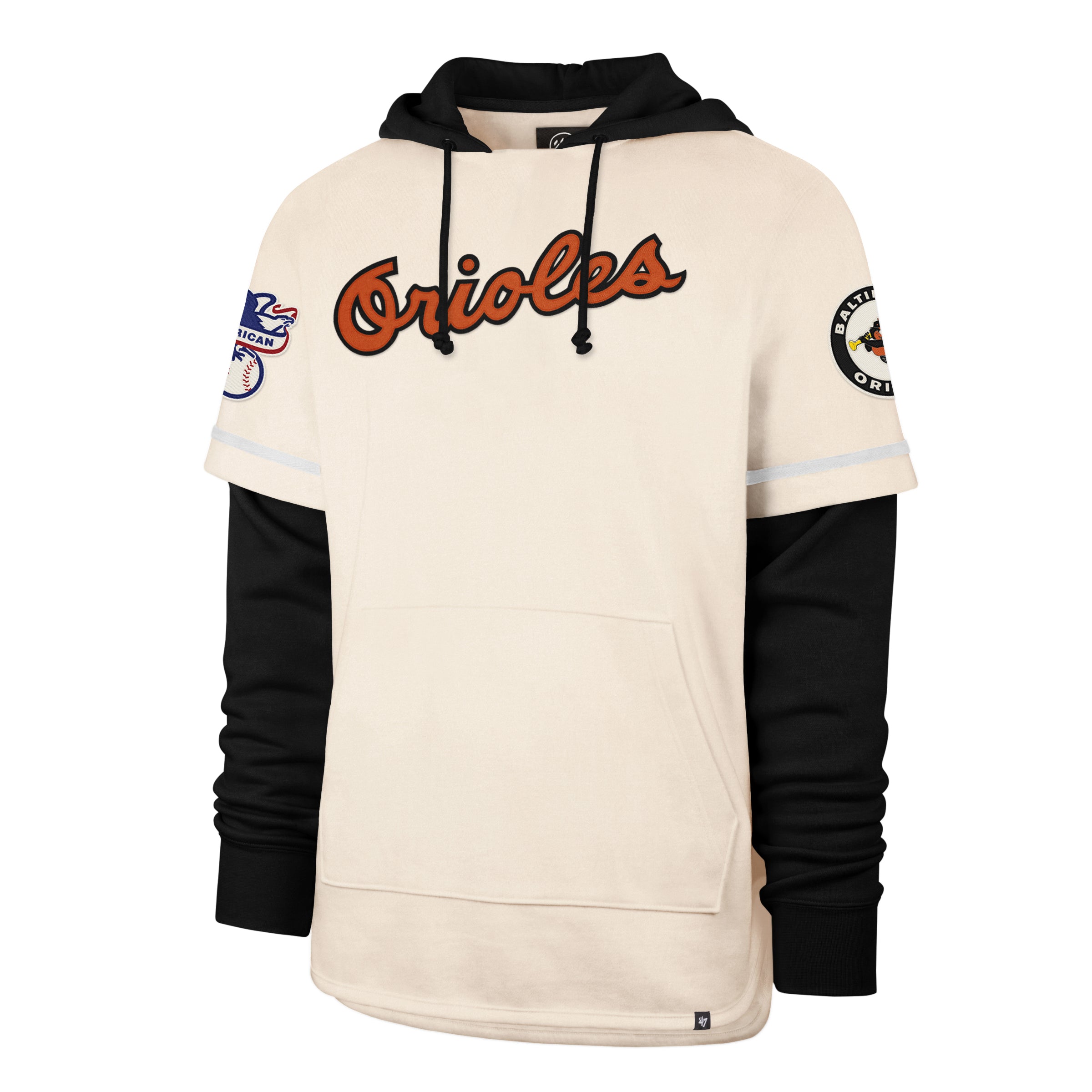 BALTIMORE ORIOLES COOPERSTOWN TRIFECTA '47 SHORTSTOP PULLOVER