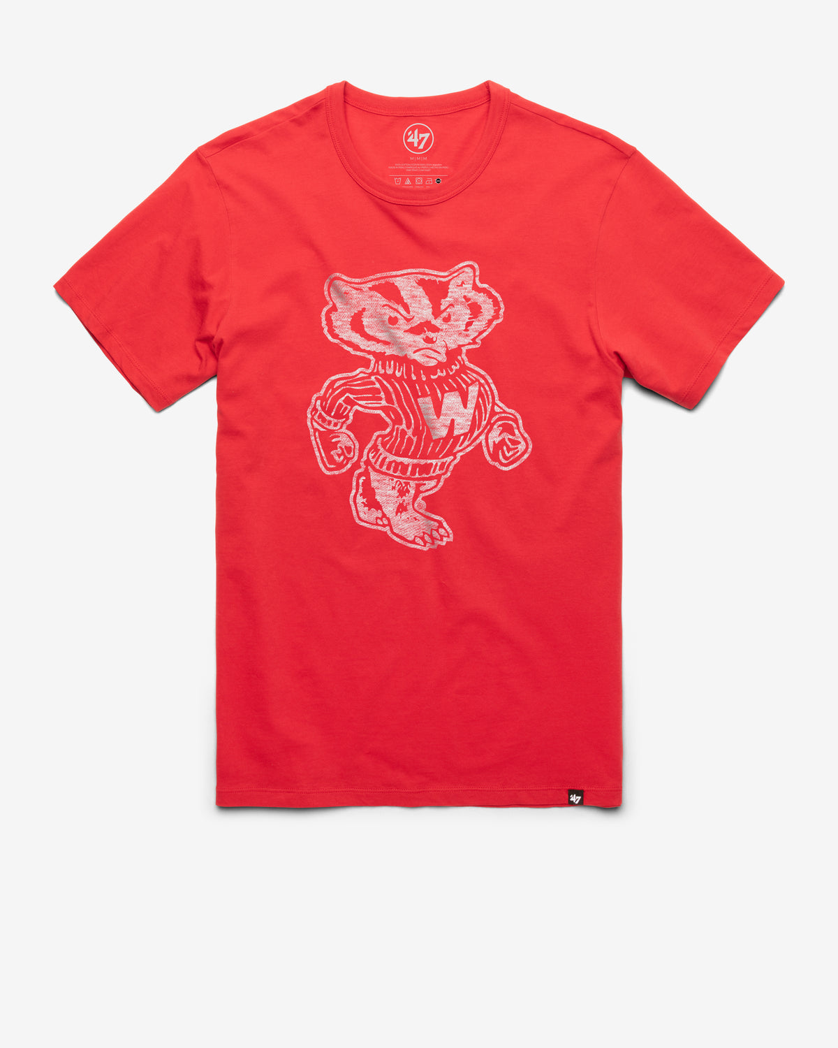 WISCONSIN BADGERS VINTAGE PREMIER '47 FRANKLIN TEE