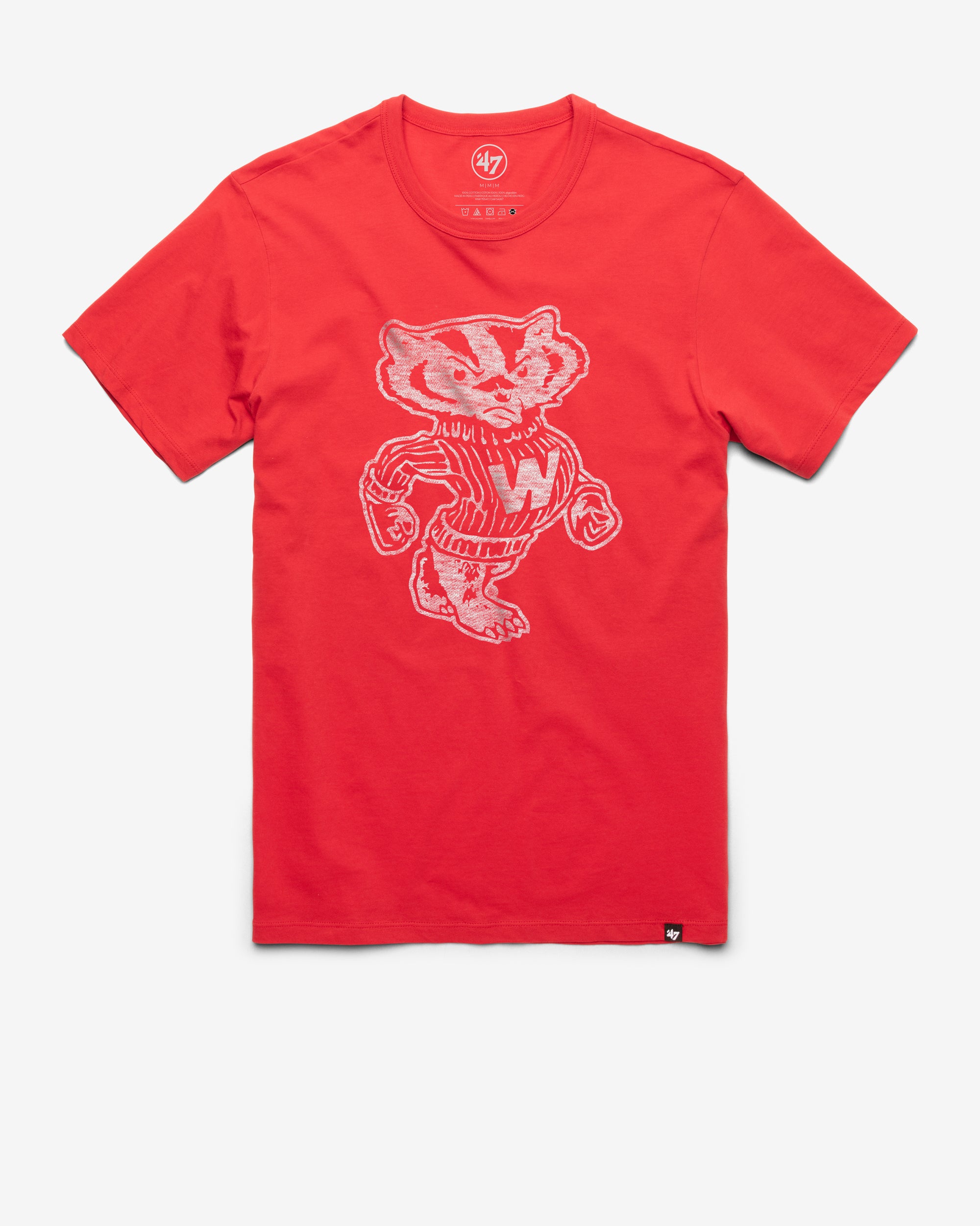 WISCONSIN BADGERS VINTAGE PREMIER '47 FRANKLIN TEE
