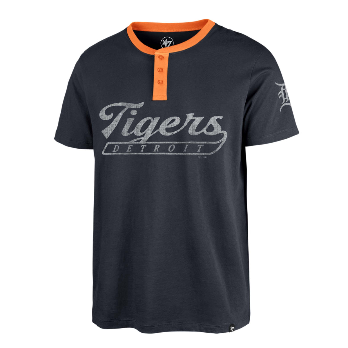 DETROIT TIGERS WEST END '47 HENLEY TEE