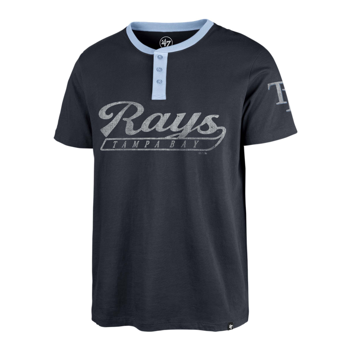 TAMPA BAY RAYS WEST END '47 HENLEY TEE