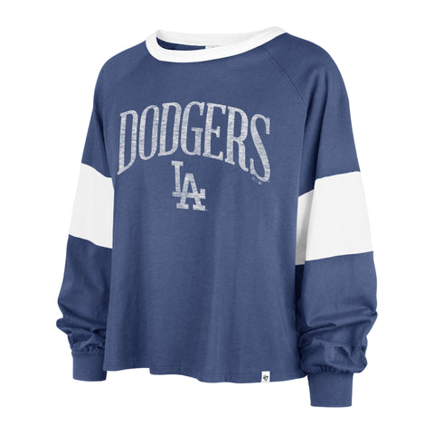 LOS ANGELES DODGERS UPSIDE '47 RHEA LONG SLEEVE TEE WOMEN