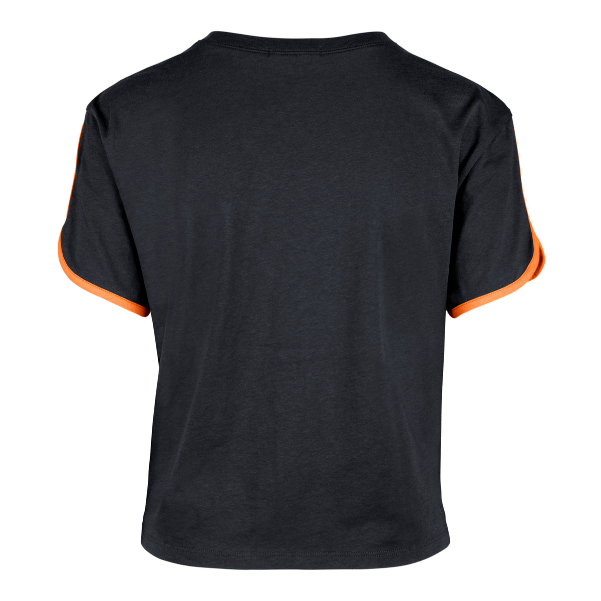 HOUSTON ASTROS PREMIER WORDMARK '47 DOLPHIN HEM CROP WOMENS