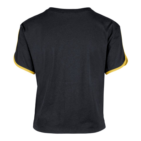 MILWAUKEE BREWERS PREMIER WORDMARK '47 DOLPHIN HEM CROP WOMENS