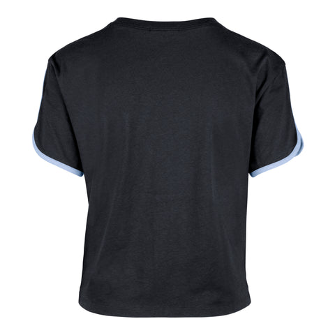 TAMPA BAY RAYS PREMIER WORDMARK '47 DOLPHIN HEM CROP WOMENS