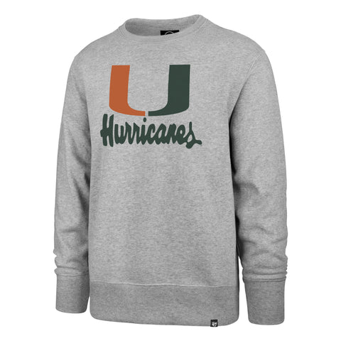 MIAMI HURRICANES VINTAGE IMPRINT '47 HEADLINE CREW