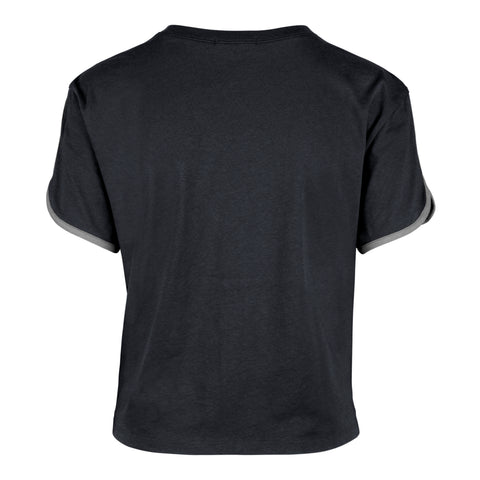 NEW YORK YANKEES PREMIER WORDMARK '47 DOLPHIN HEM CROP WOMENS