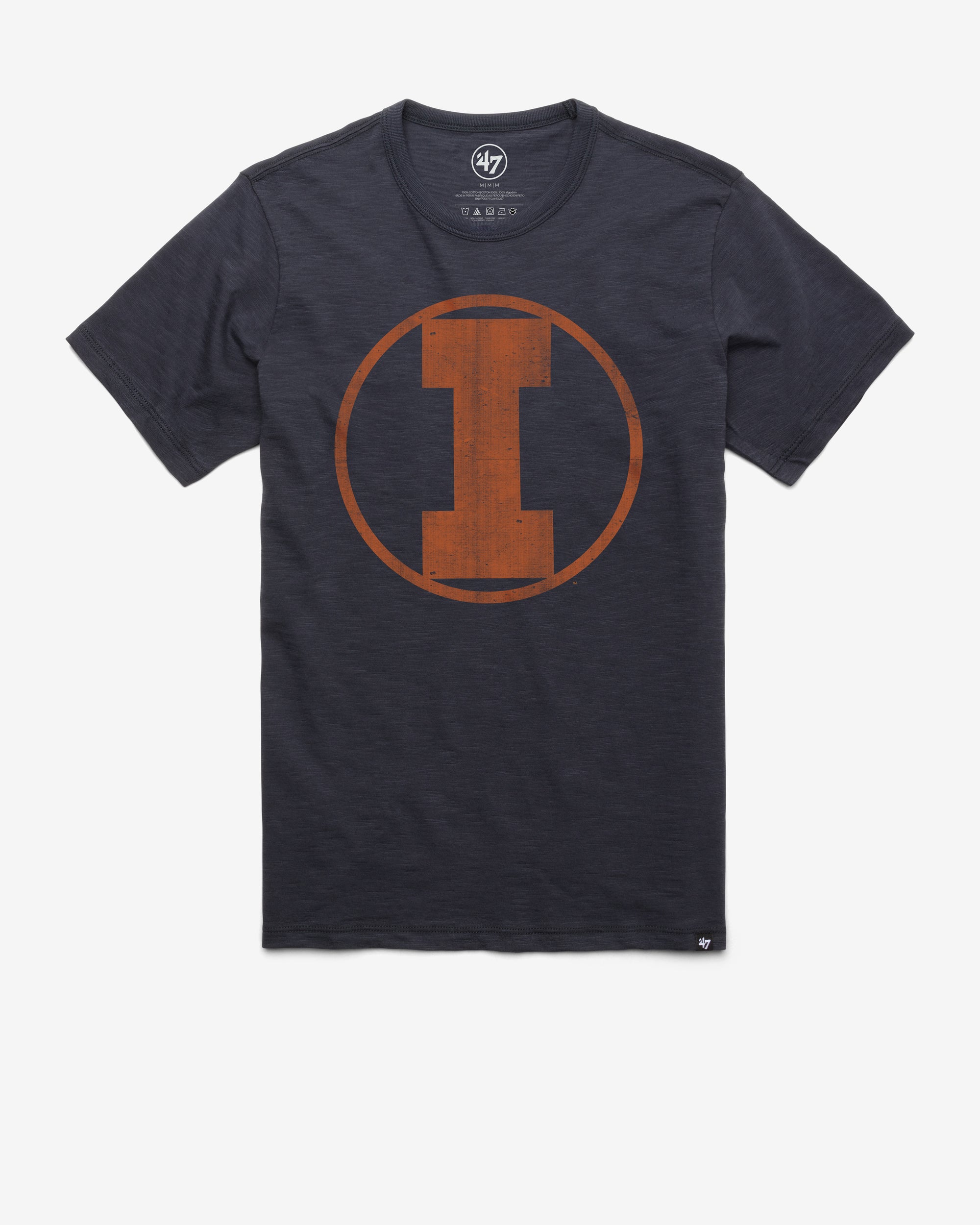 ILLINOIS FIGHTING ILLINI VINTAGE GRIT '47 SCRUM TEE