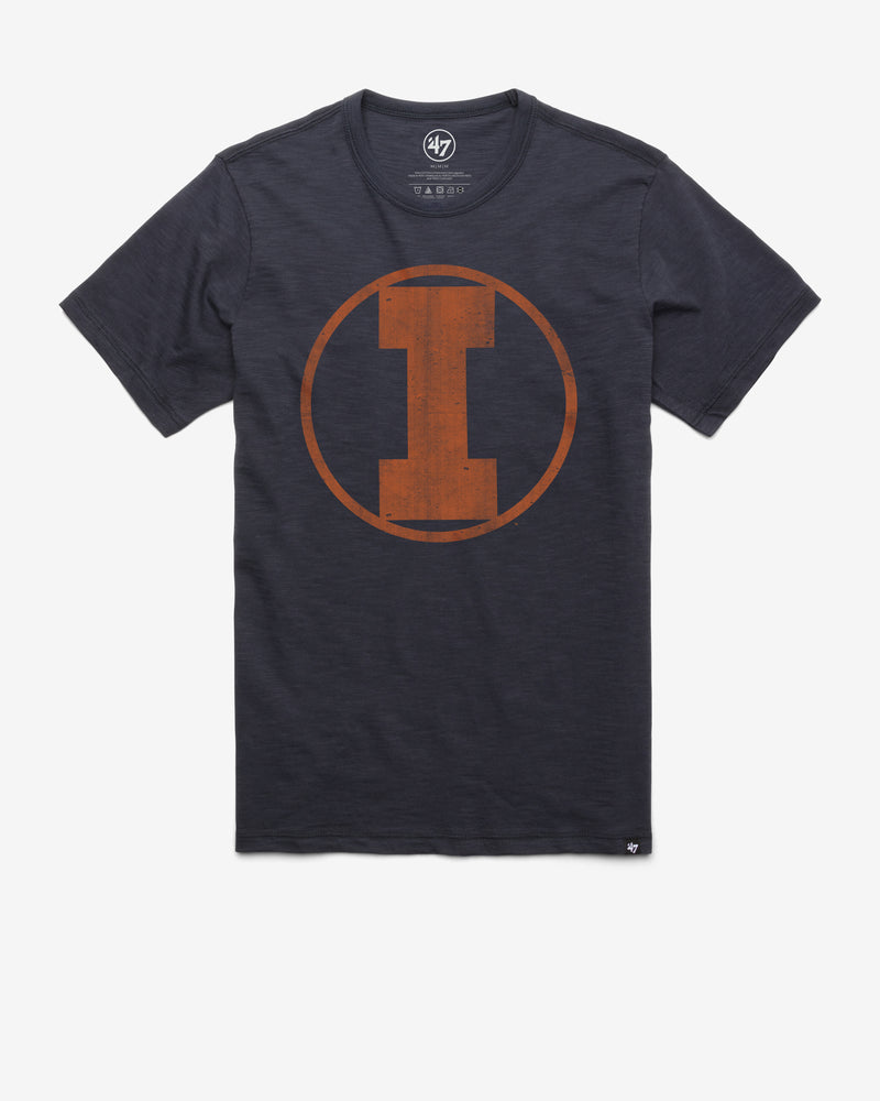 ILLINOIS FIGHTING ILLINI VINTAGE GRIT '47 SCRUM TEE