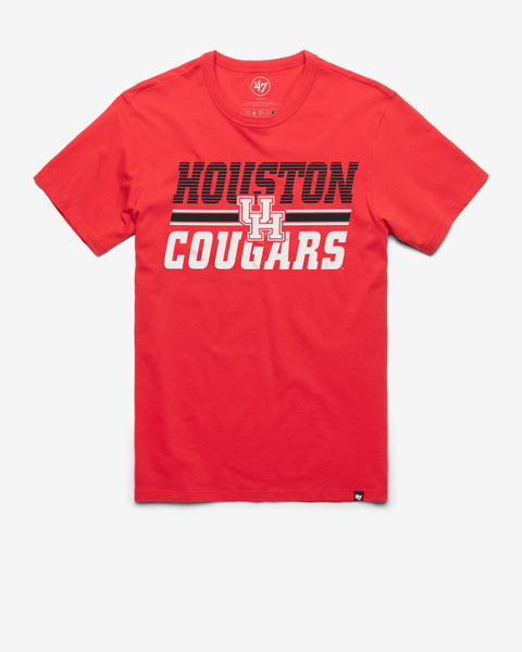 HOUSTON COUGARS RUN THRU '47 FRANKLIN TEE