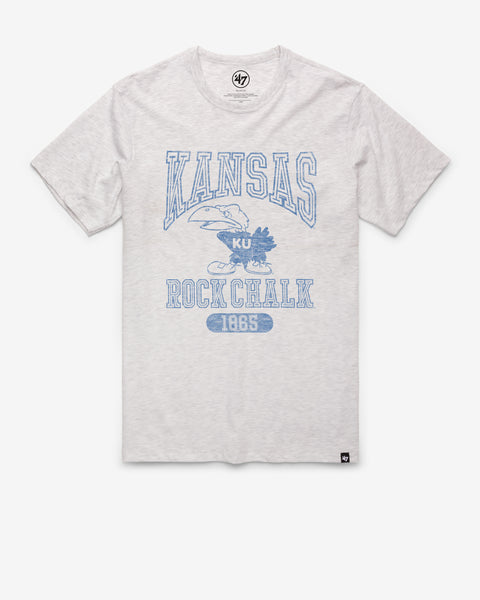 KANSAS JAYHAWKS VINTAGE LINE PRESS '47 FRANKLIN TEE