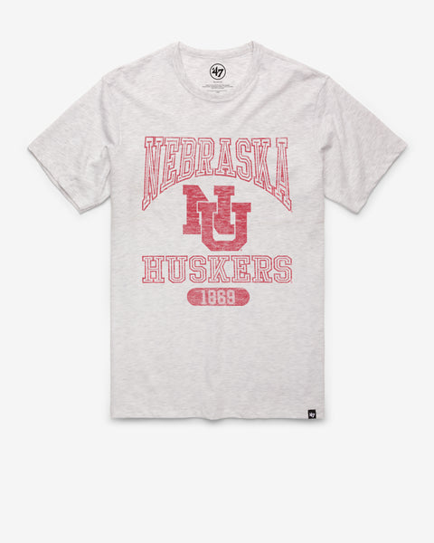 NEBRASKA CORNHUSKERS VINTAGE LINE PRESS '47 FRANKLIN TEE