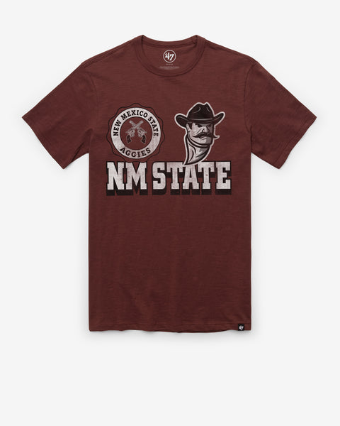 NEW MEXICO STATE AGGIES BOTTOM LINE '47 SCRUM TEE