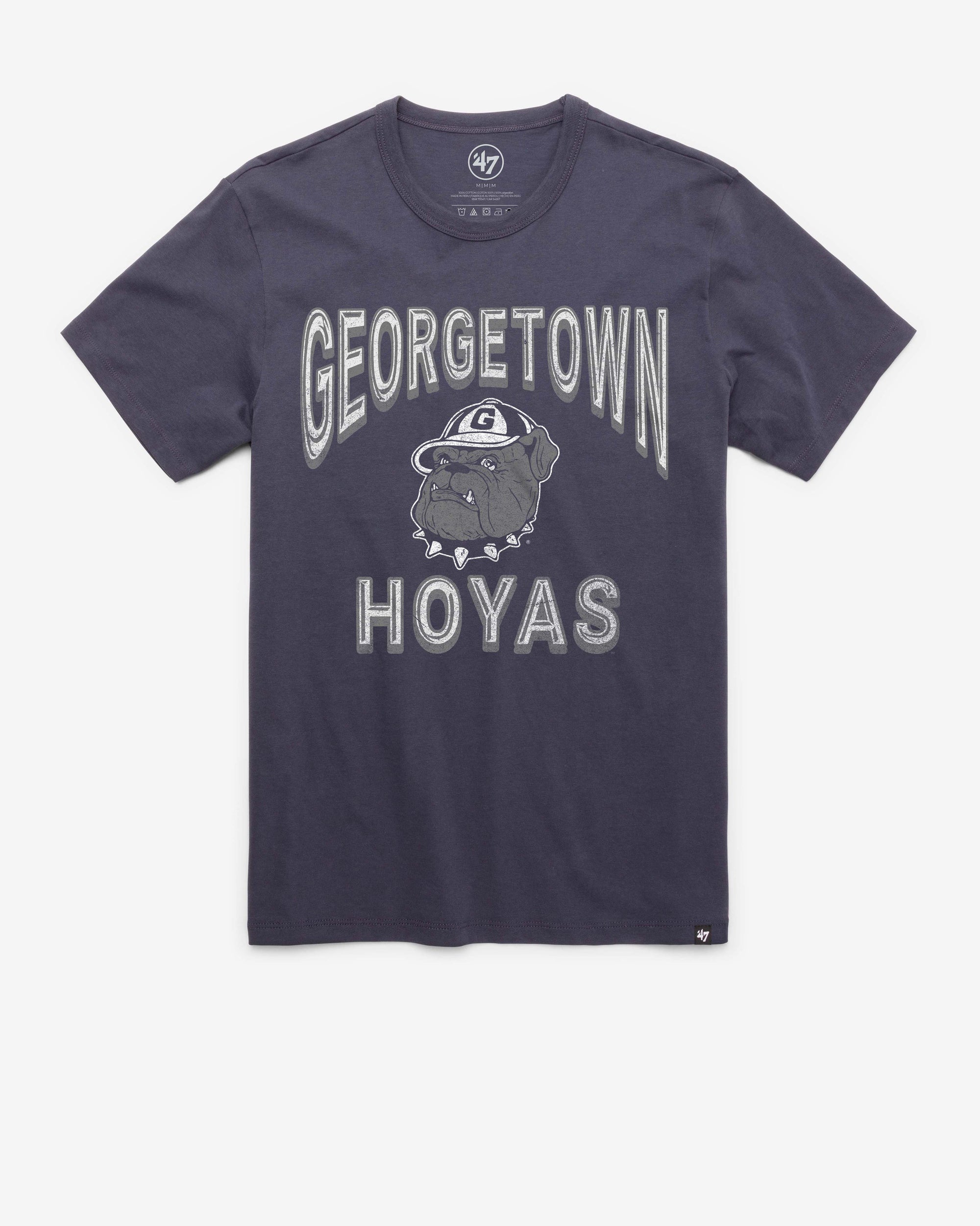GEORGETOWN HOYAS VINTAGE FAN OUT '47 FRANKLIN TEE