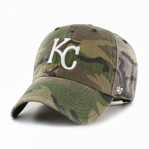 KANSAS CITY ROYALS CAMO '47 CLEAN UP