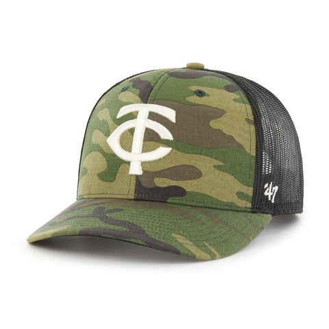 MINNESOTA TWINS CAMO '47 TRUCKER