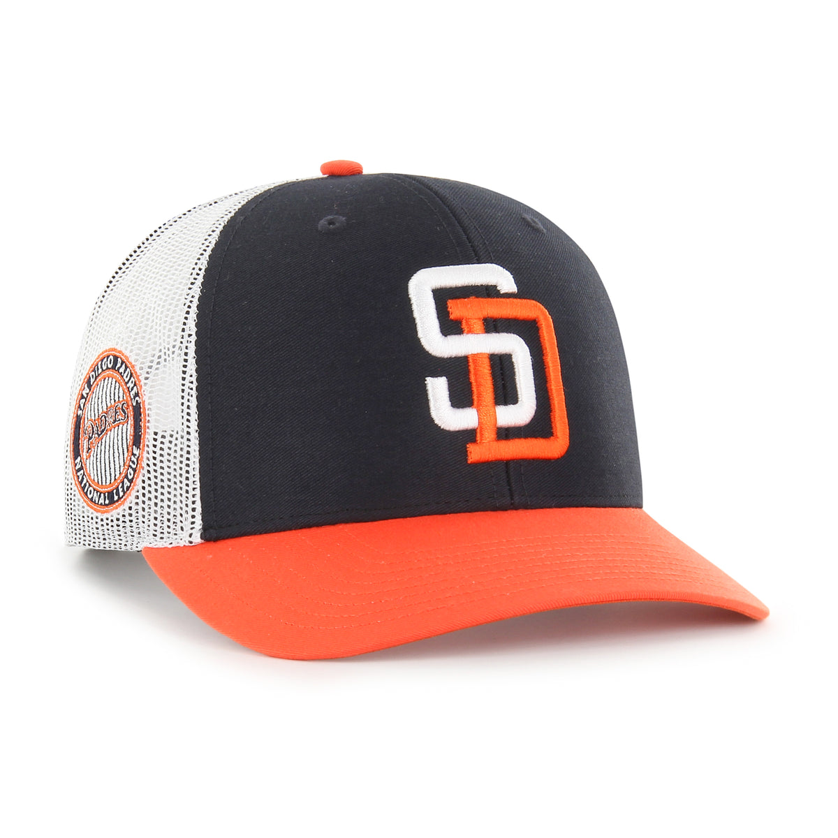 SAN DIEGO PADRES COOPERSTOWN SIDE NOTE '47 TRUCKER