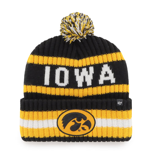 IOWA HAWKEYES BERING 47 CUFF KNIT