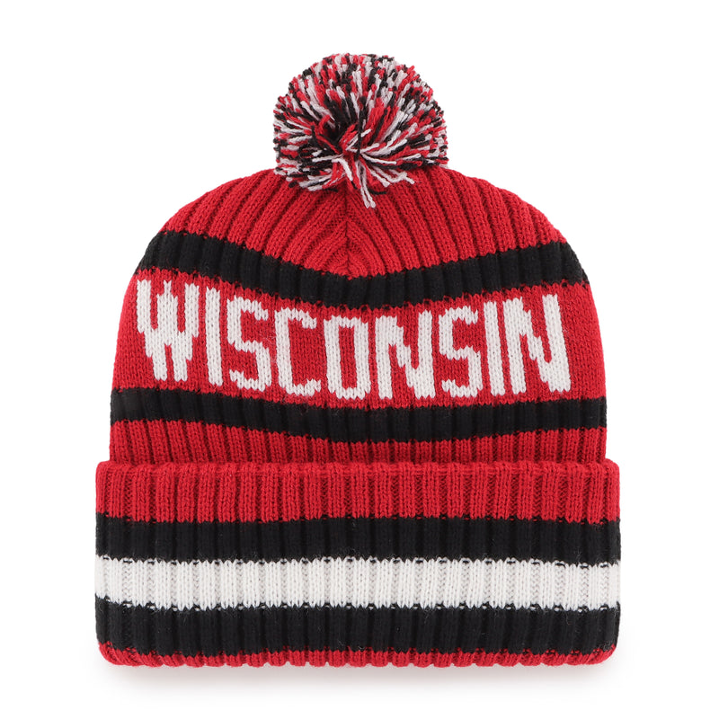 WISCONSIN BADGERS BERING 47 CUFF KNIT