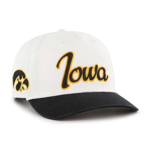 IOWA HAWKEYES OVERHAND SCRIPT TWO TONE '47 MVP DV
