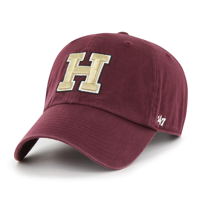 Harvard Crimson Hats | Relaxed Clean Up Style | '47 – '47