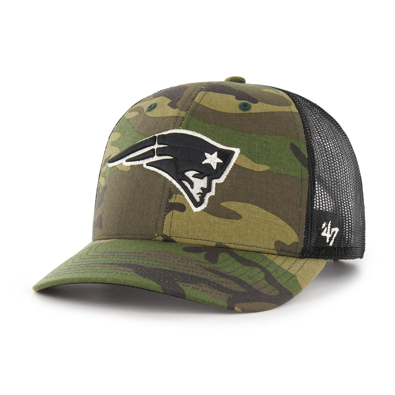 New England Patriots Camo Strap '47 Trucker