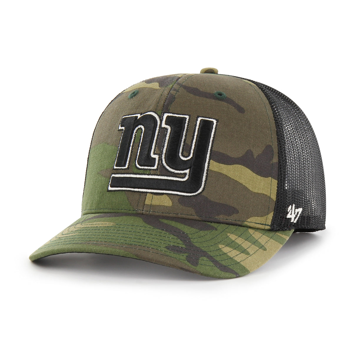 New York Giants Camo Strap '47 Trucker
