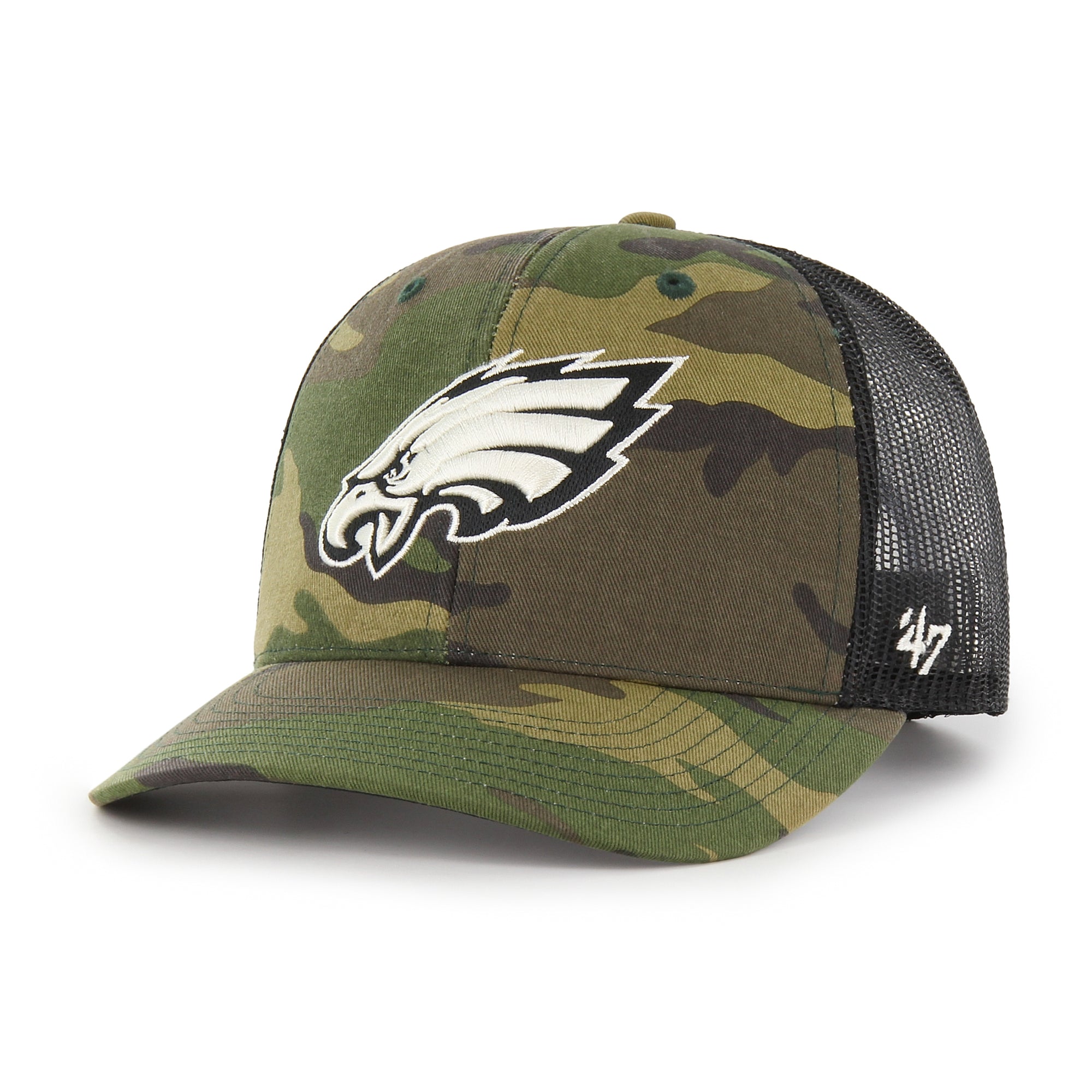 Philadelphia Eagles Camo Strap '47 Trucker